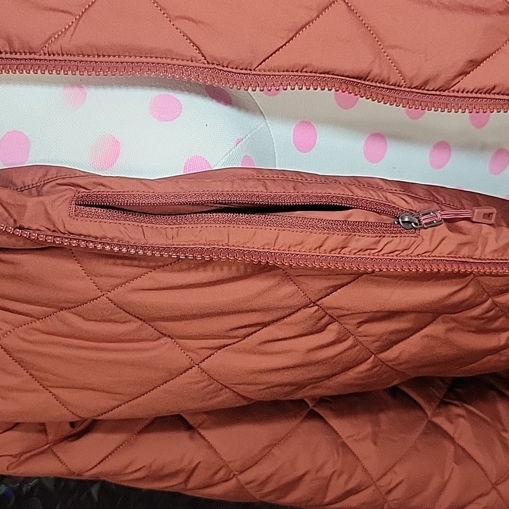 Patagonia Men's 3-in-1 Windsweep Ash Brown/ Orange Quilted Zip Up Jacket SZ: - Picture 7 of 8